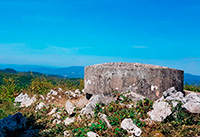 foto miniatura de nidos de ametralladoras de l'Cama el Moro