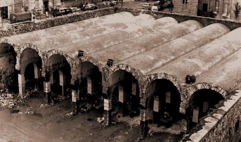 foto del antiguo deposito de aguas de Oviedo
